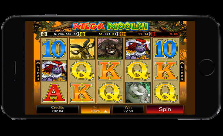 Mega Moolah on iPhone